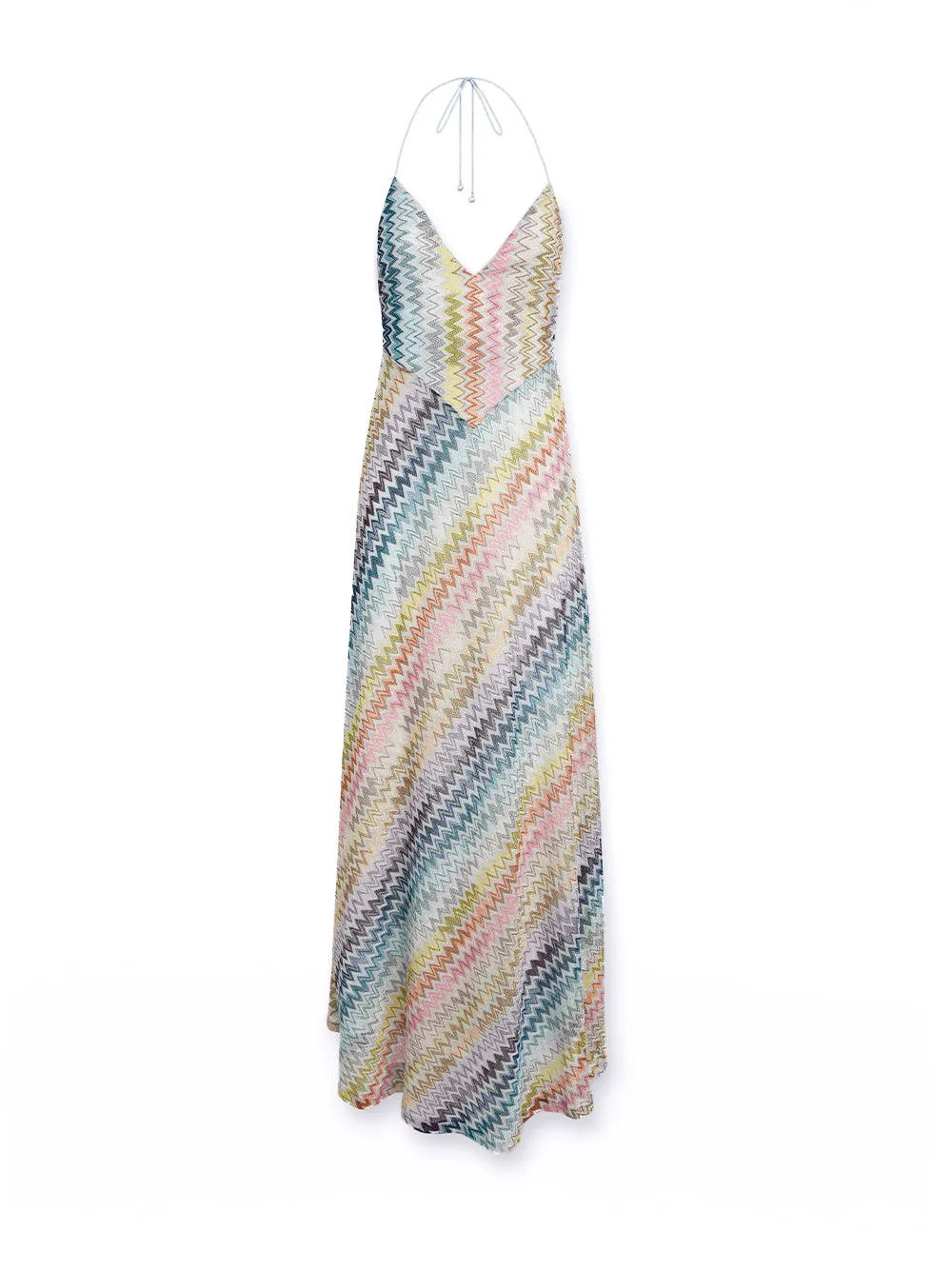 One-Shoulder Zigzag Dress