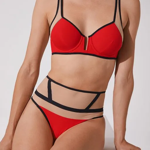 Opaak Maggie Bra | RED