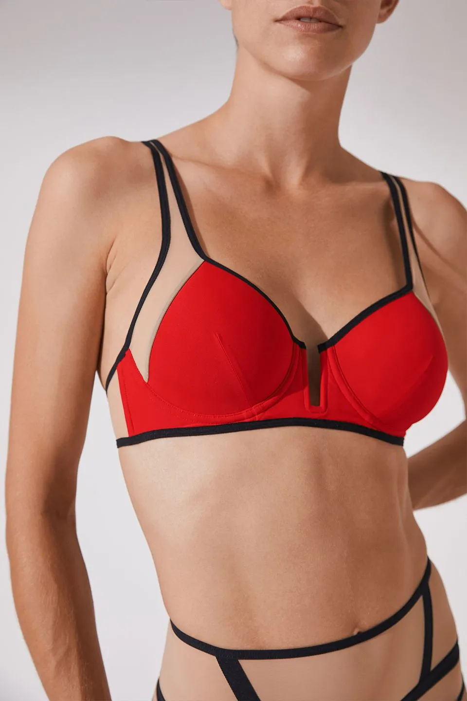 Opaak Maggie Bra | RED