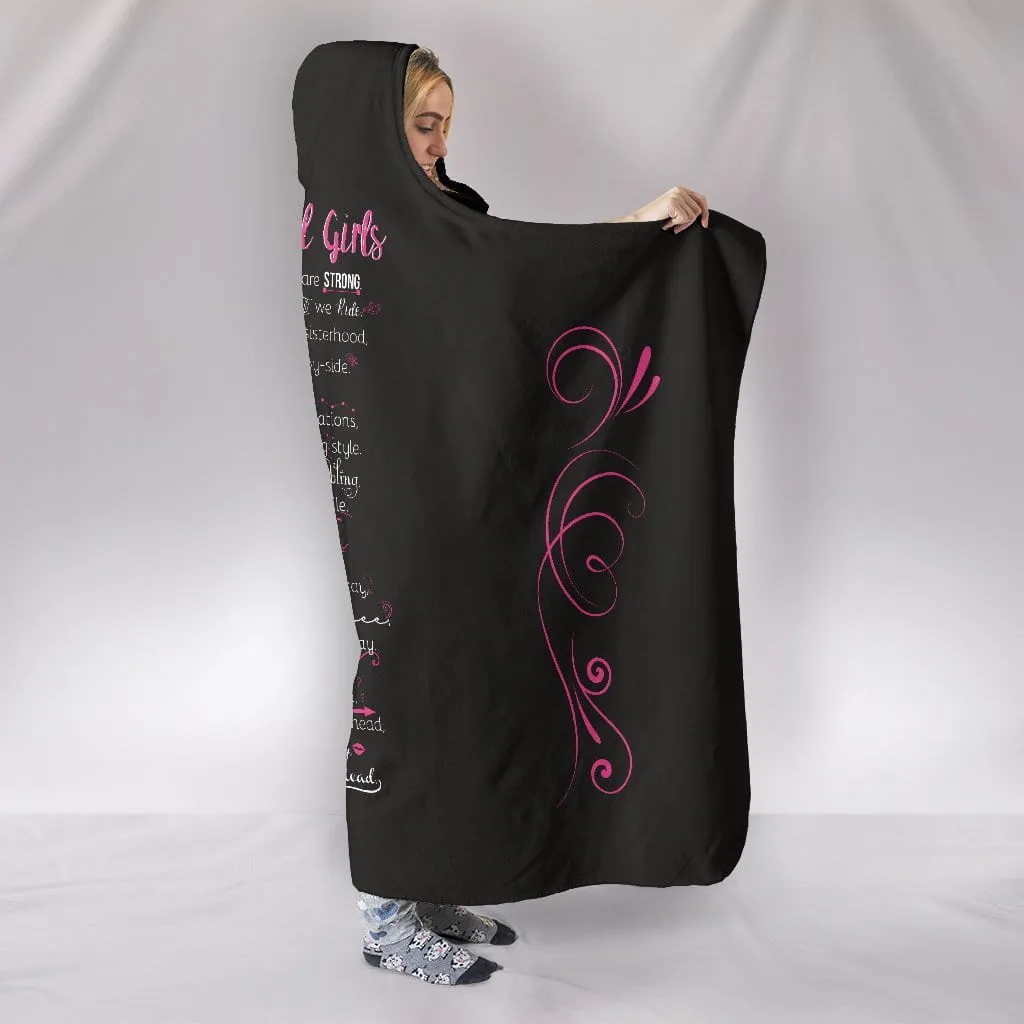 Open Road Girl Manifesto Hooded Blanket