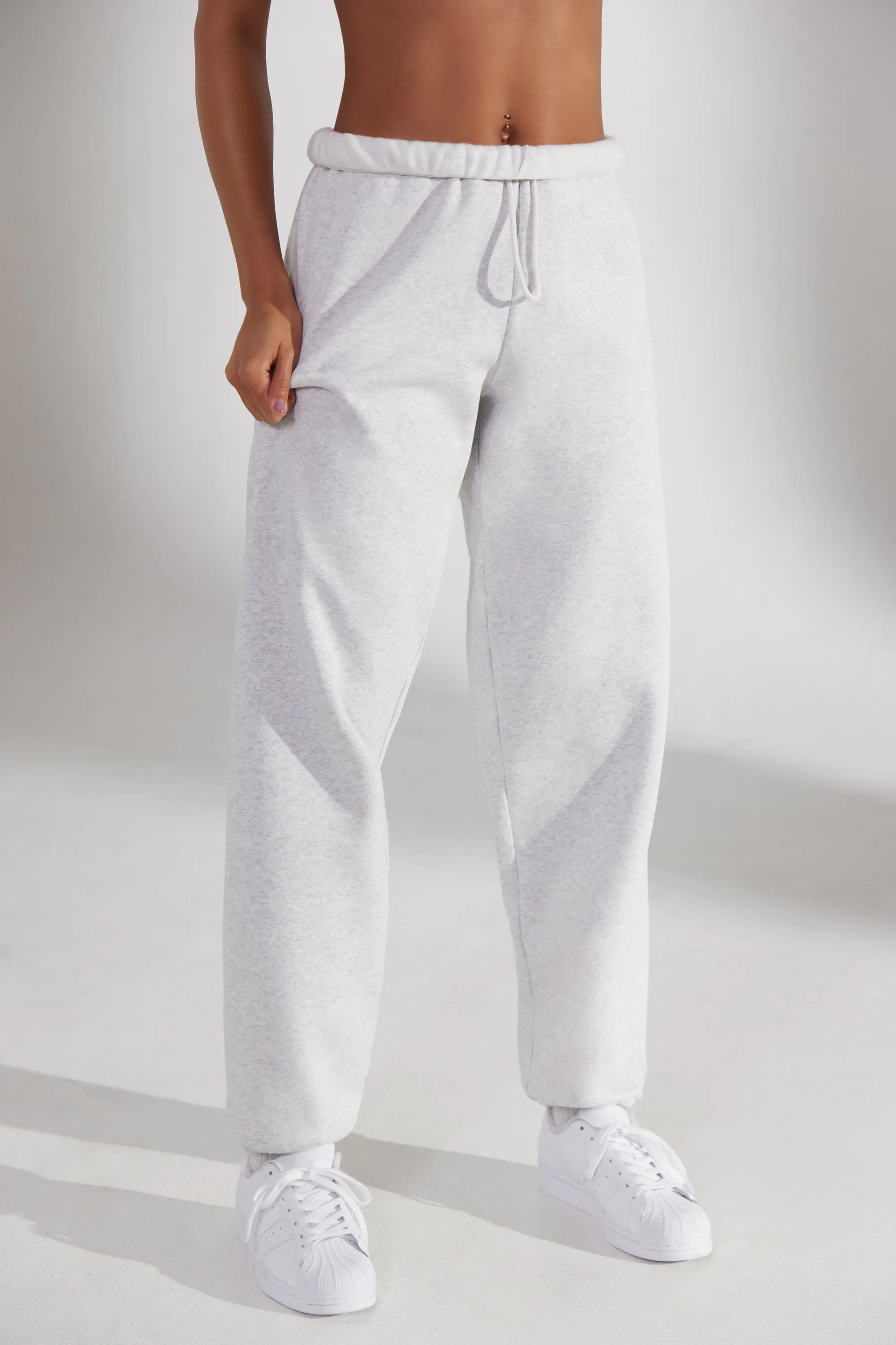 Oversized Joggers in Heather Grey