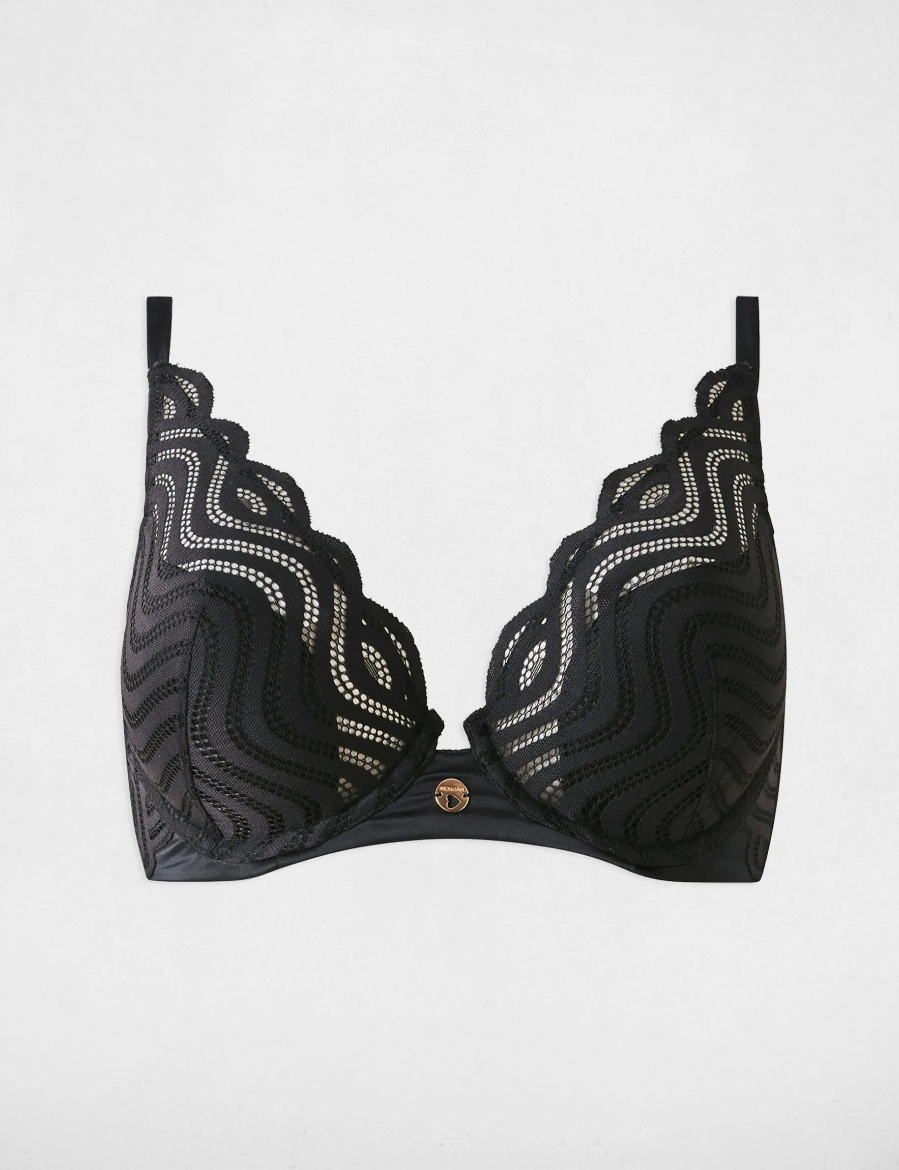 Padded bra black ladies'