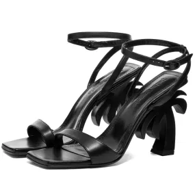 Palm Angels Black Palm Sandal