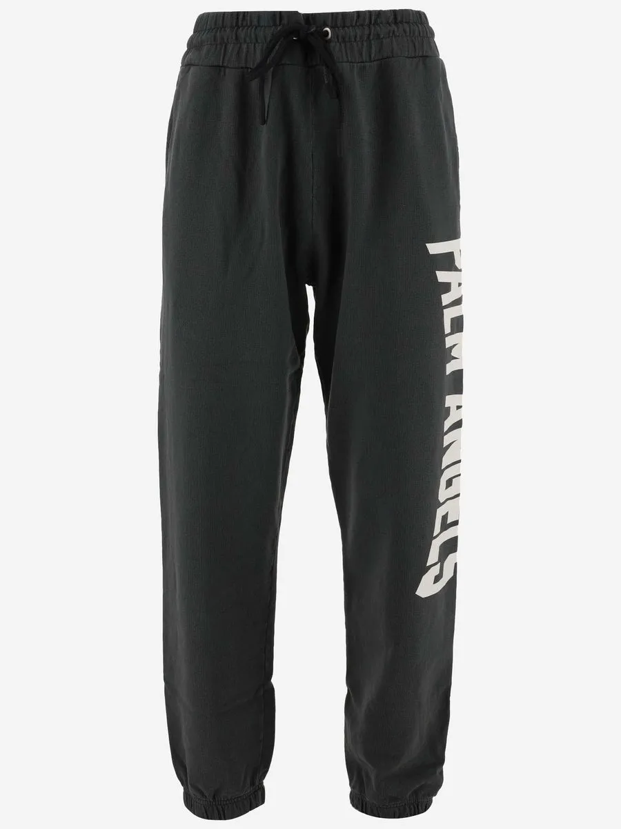 Palm Angels    Palm Angels Cotton Joggers With Logo