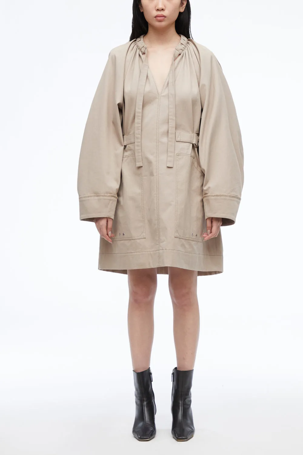 Panama Blouson Dress