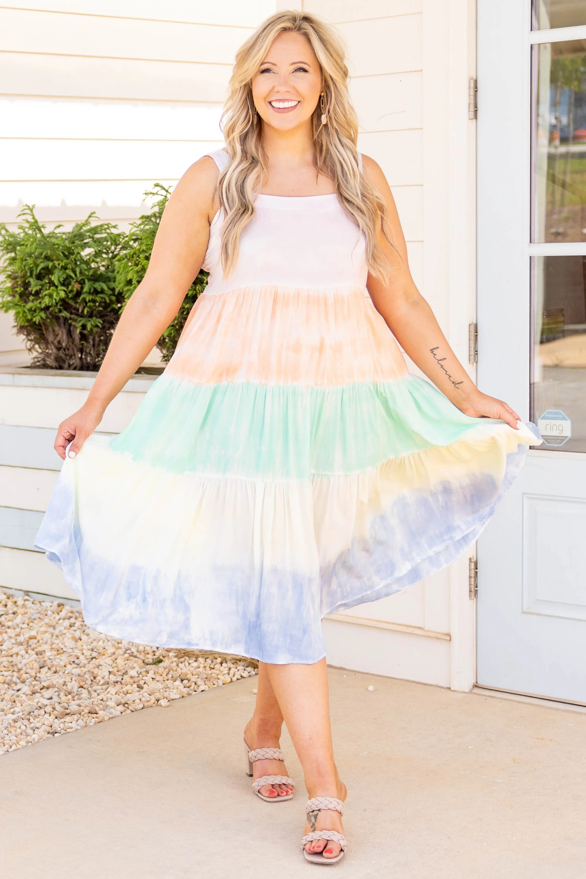 Pastel Combo Sherbert Dreams Dress - Shop Now!