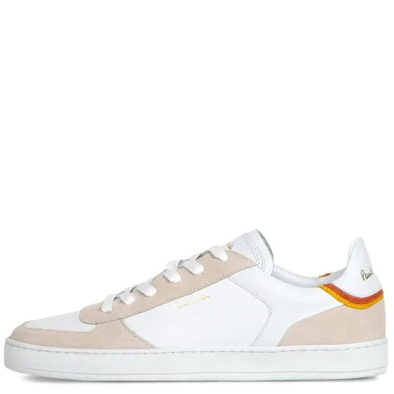 White Leather Trainer