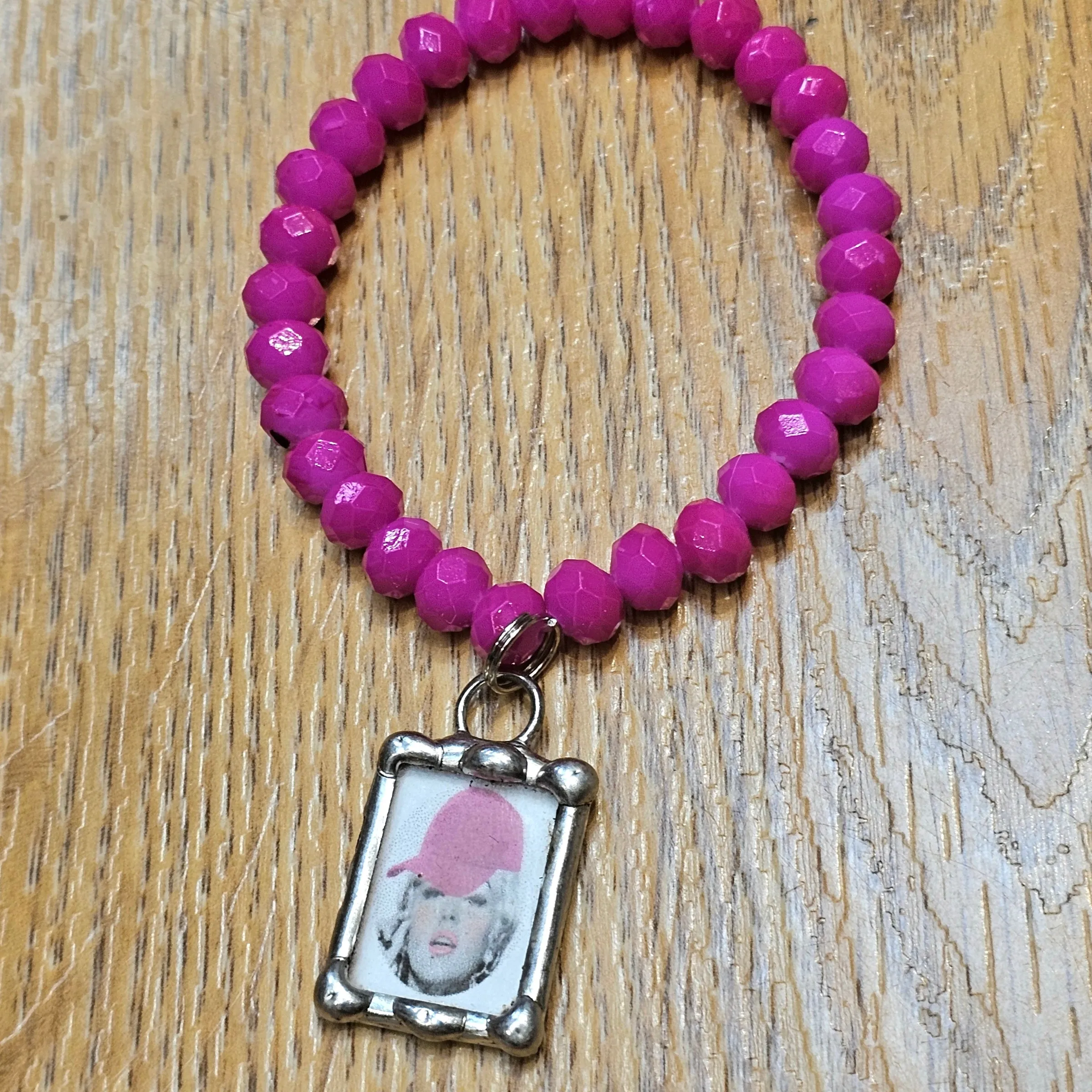 Rose Pink Marilyn Monroe Fashion Bracelet