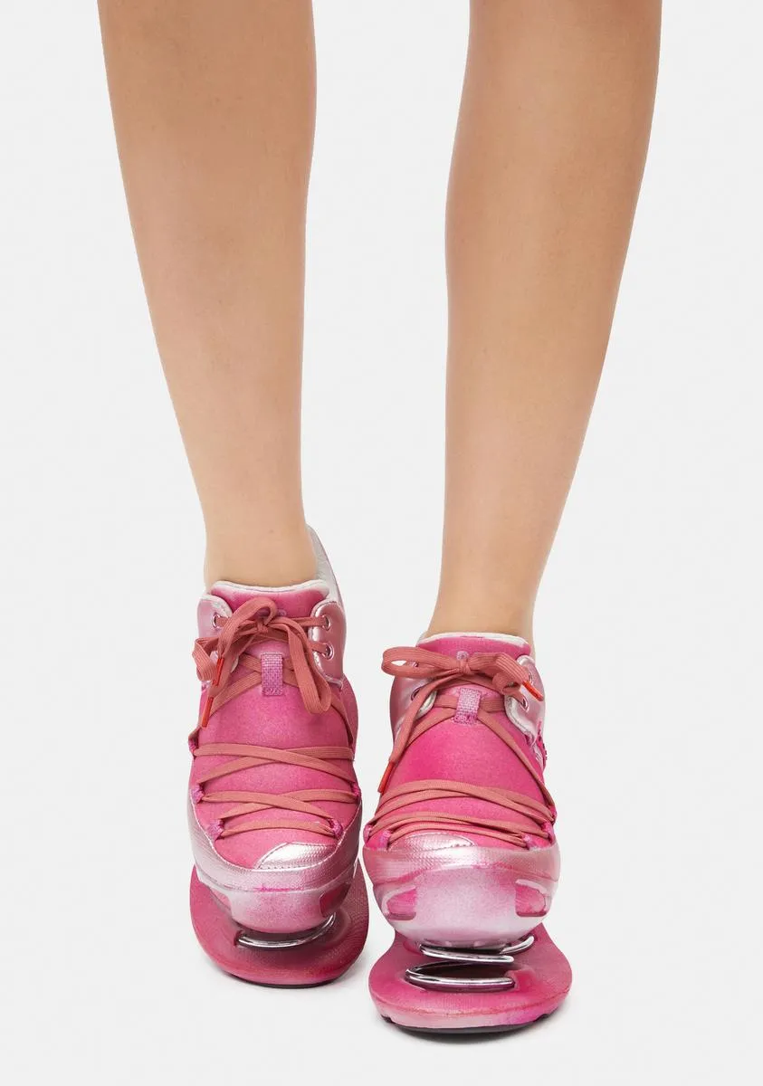 Pink Lord Campus Spring Platform Sneakers-