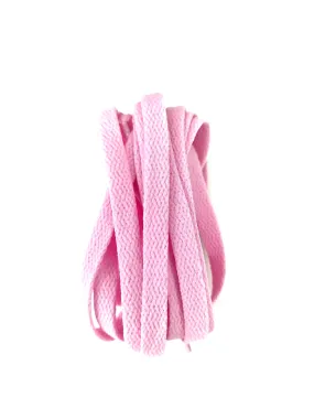 Pink shoelaces