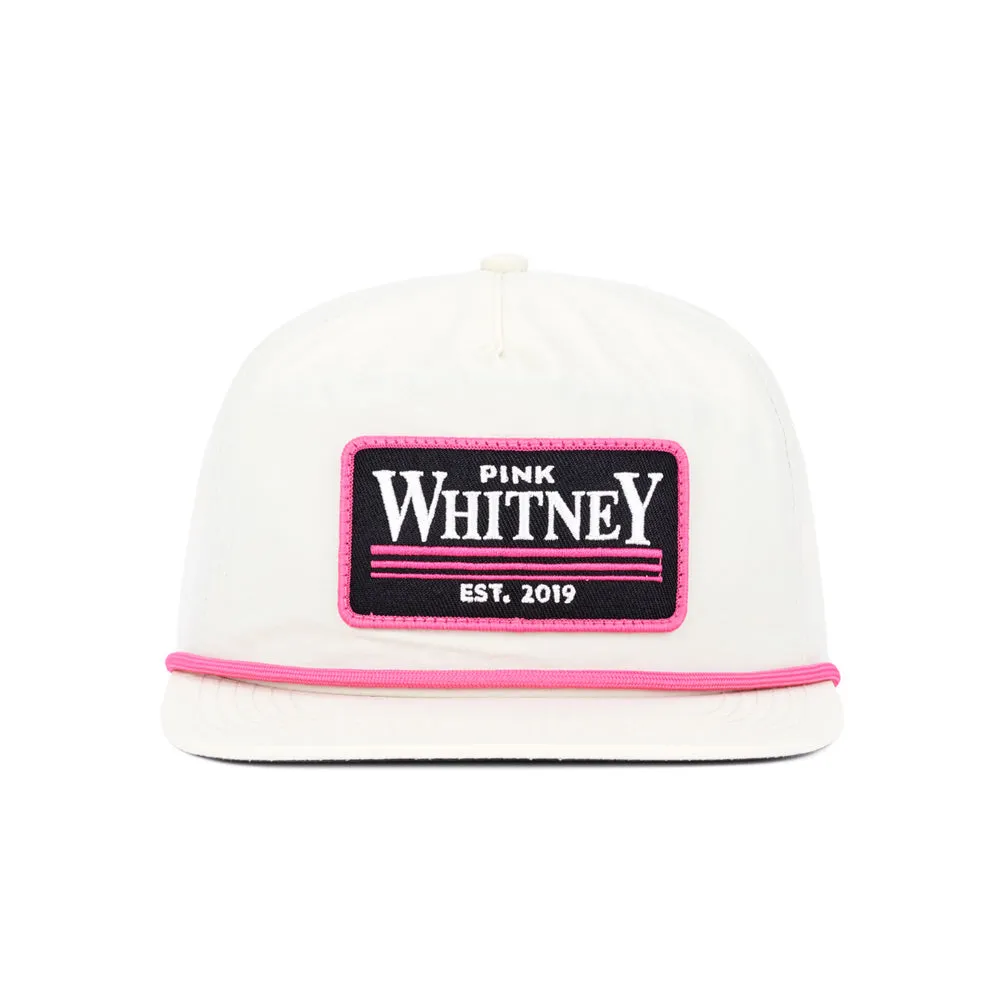 PINK WHITNEY ROPE TAN HAT