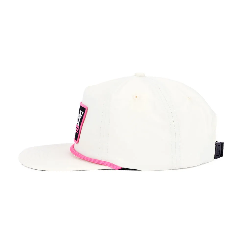 PINK WHITNEY ROPE TAN HAT