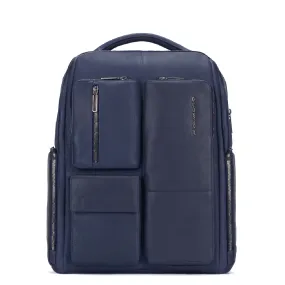 Piquadro Backpack with Fast-Check Laptop Compartment - Ronnie 15.6 - CA5886W116 - Blue