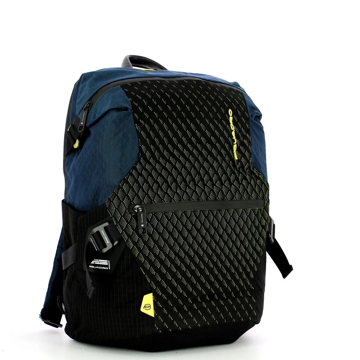 Piquadro Laptop Backpack 15.6-inch with RFID - Blue/Yellow - CA5115PQY