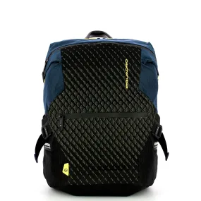 Piquadro Laptop Backpack 15.6-inch with RFID - Blue/Yellow - CA5115PQY