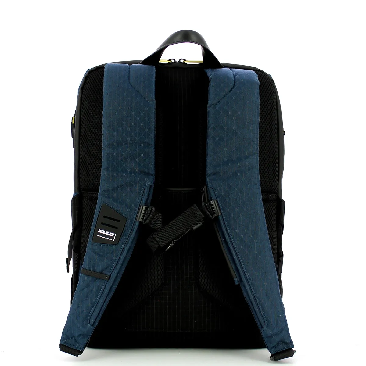 Piquadro Laptop Backpack 15.6-inch with RFID - Blue/Yellow - CA5115PQY