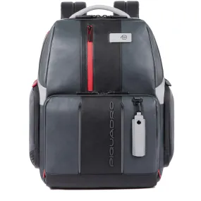 Piquadro Urban Connect 15.6 Gray/Black Backpack with Fast-Check PC/Tablet Compatibility - CA4532UB00L