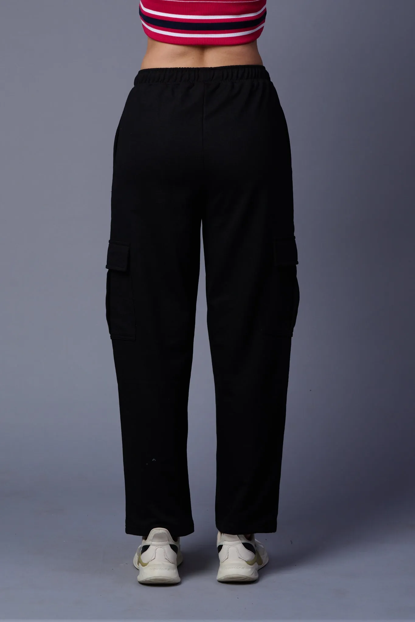 Plain Black Joggers for Women