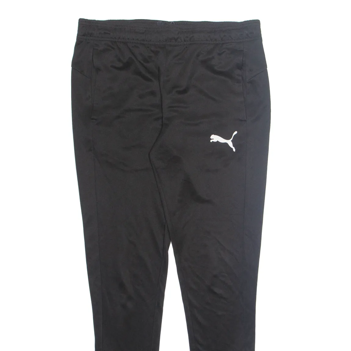 PUMA Mens Joggers Black Tapered S W30 L28