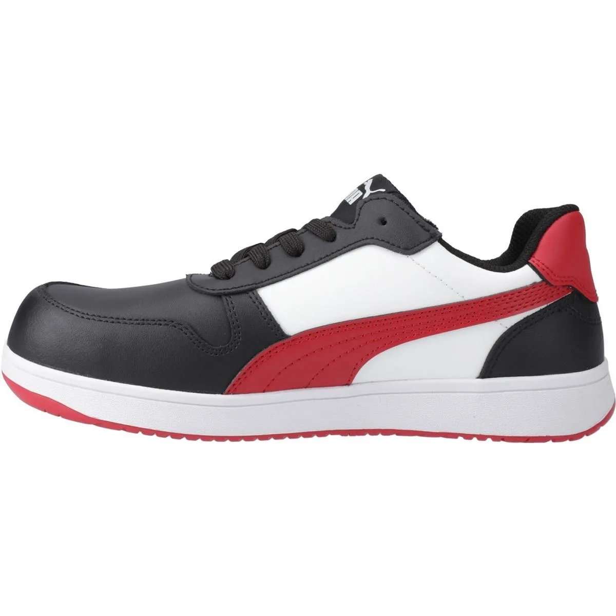 Puma Safety Frontcourt Low Trainer Black / White / Red