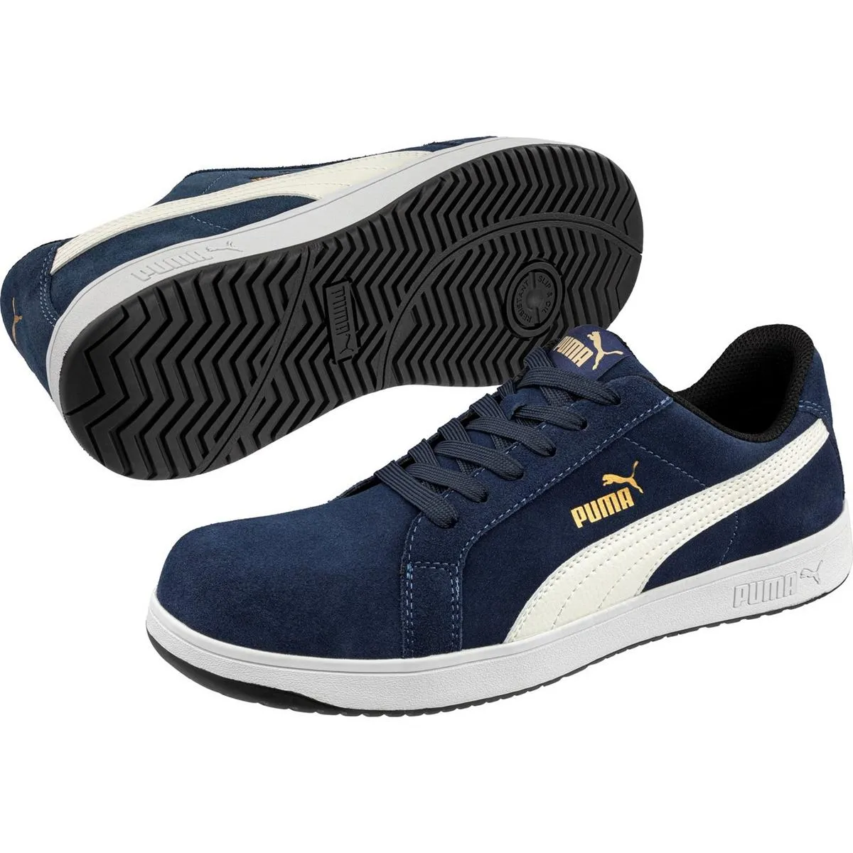 Puma Safety Iconic Low Safety Shoes Navy