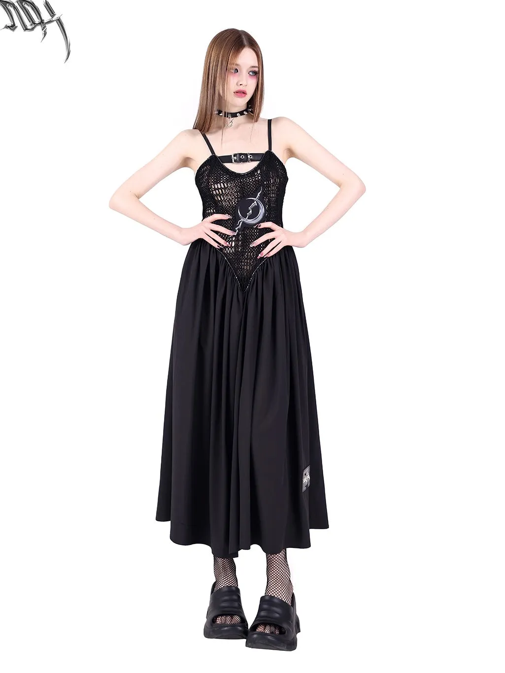 Punk Girl Mesh Slip Dress