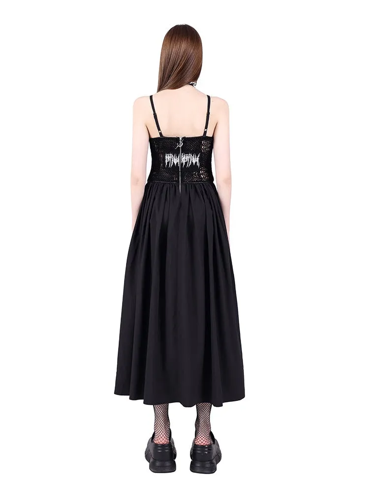 Punk Girl Mesh Slip Dress