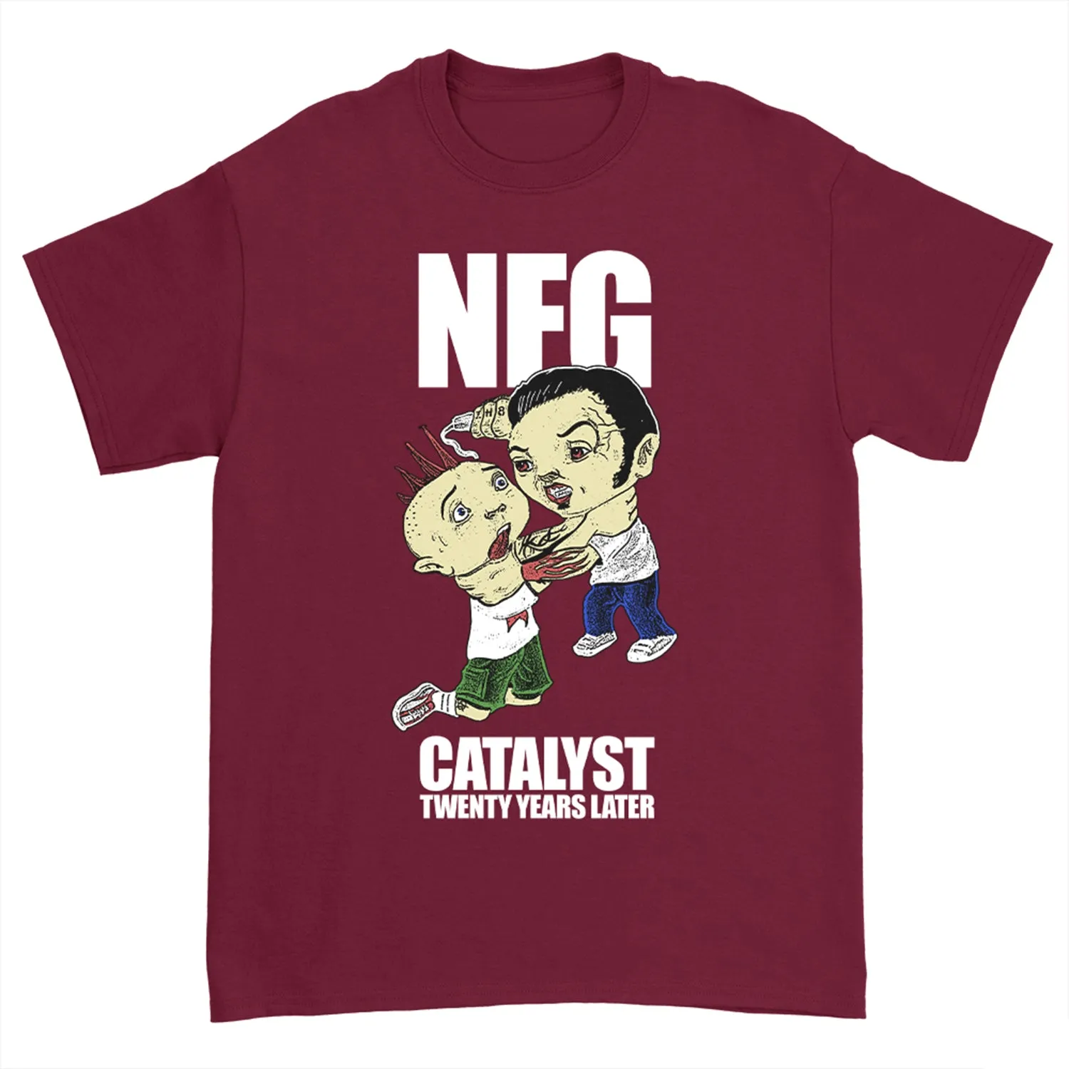 Punk Kid Catalyst 20th T-Shirt (Maroon)