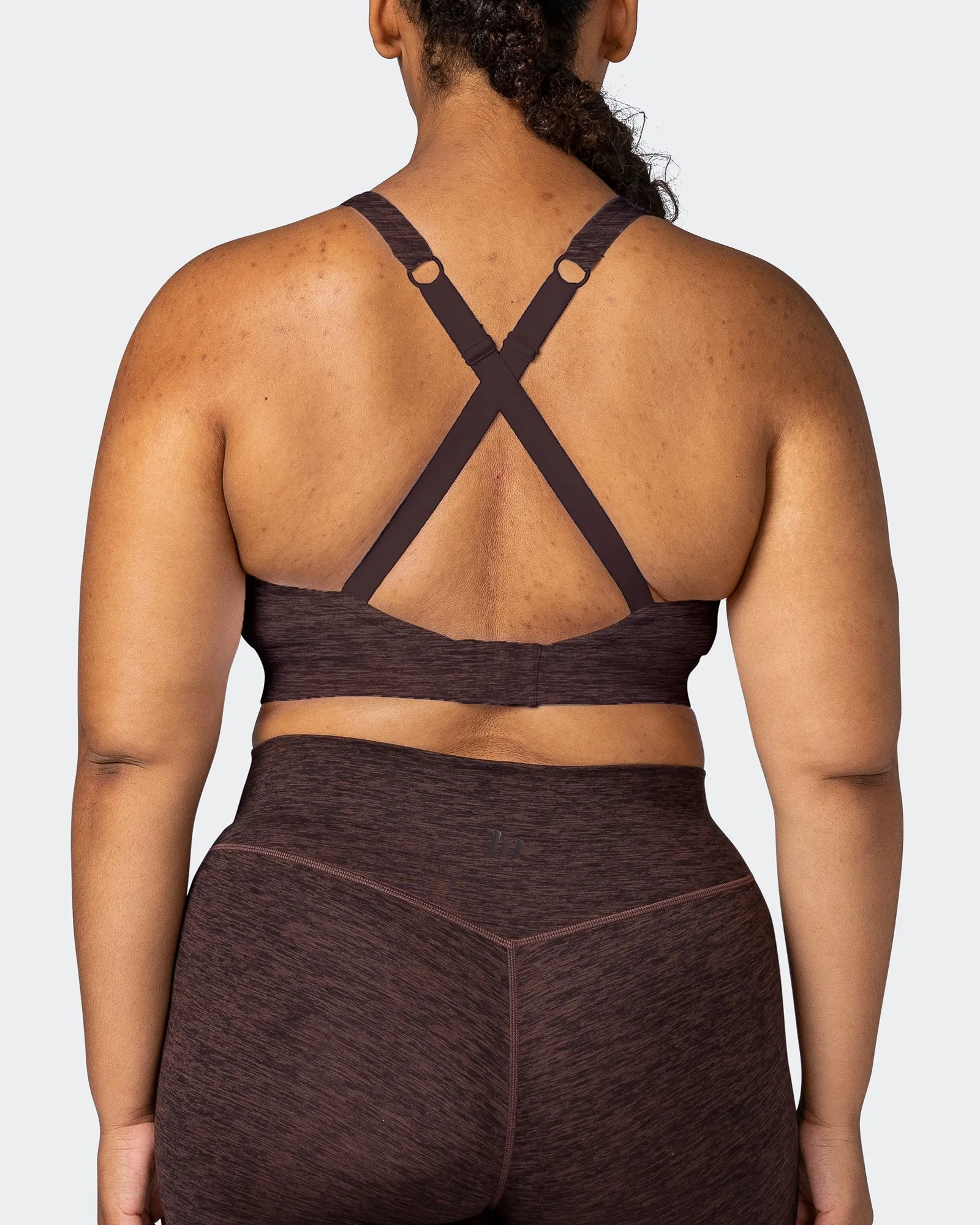 Purpose Bra - Coffee Marl