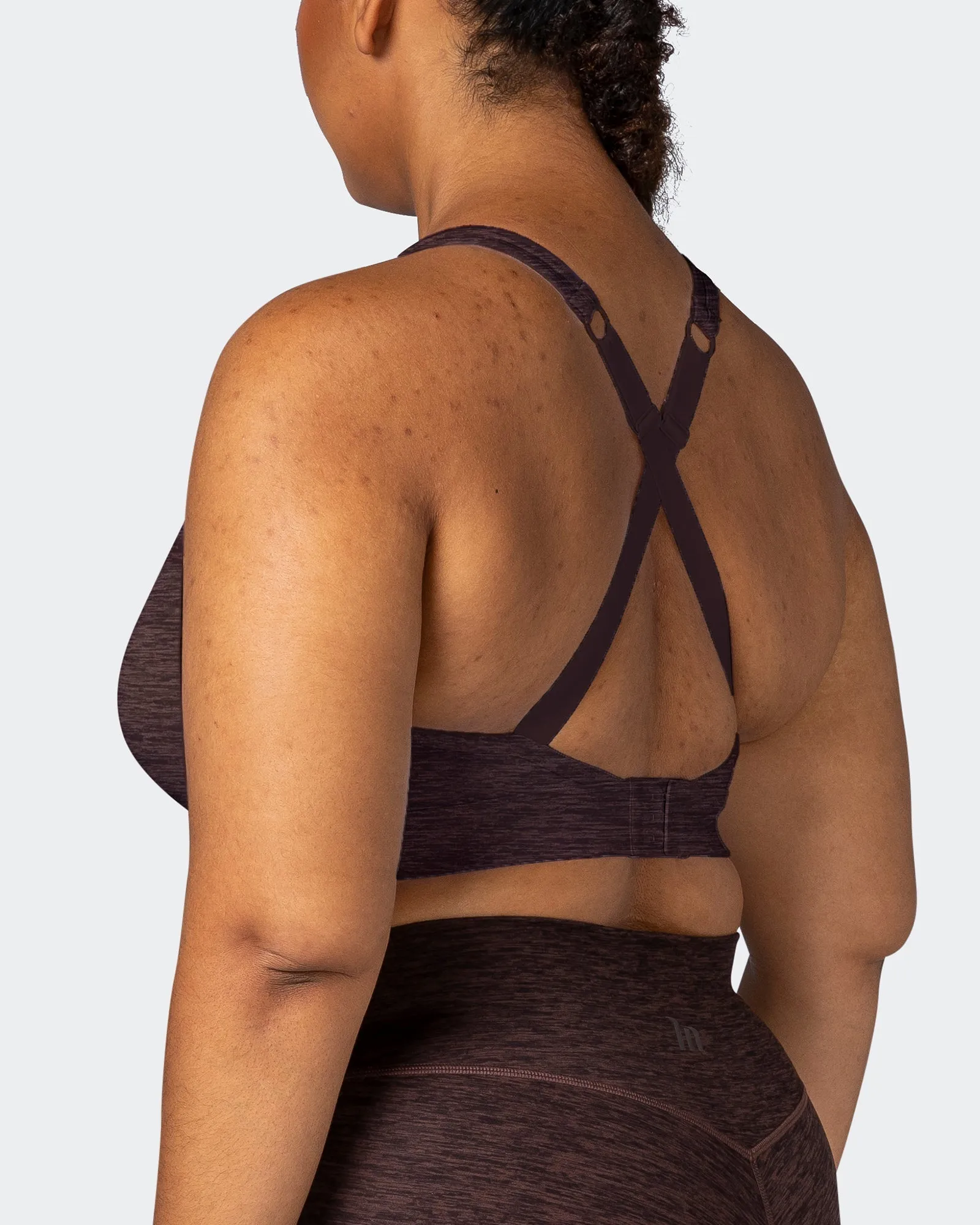 Purpose Bra - Coffee Marl