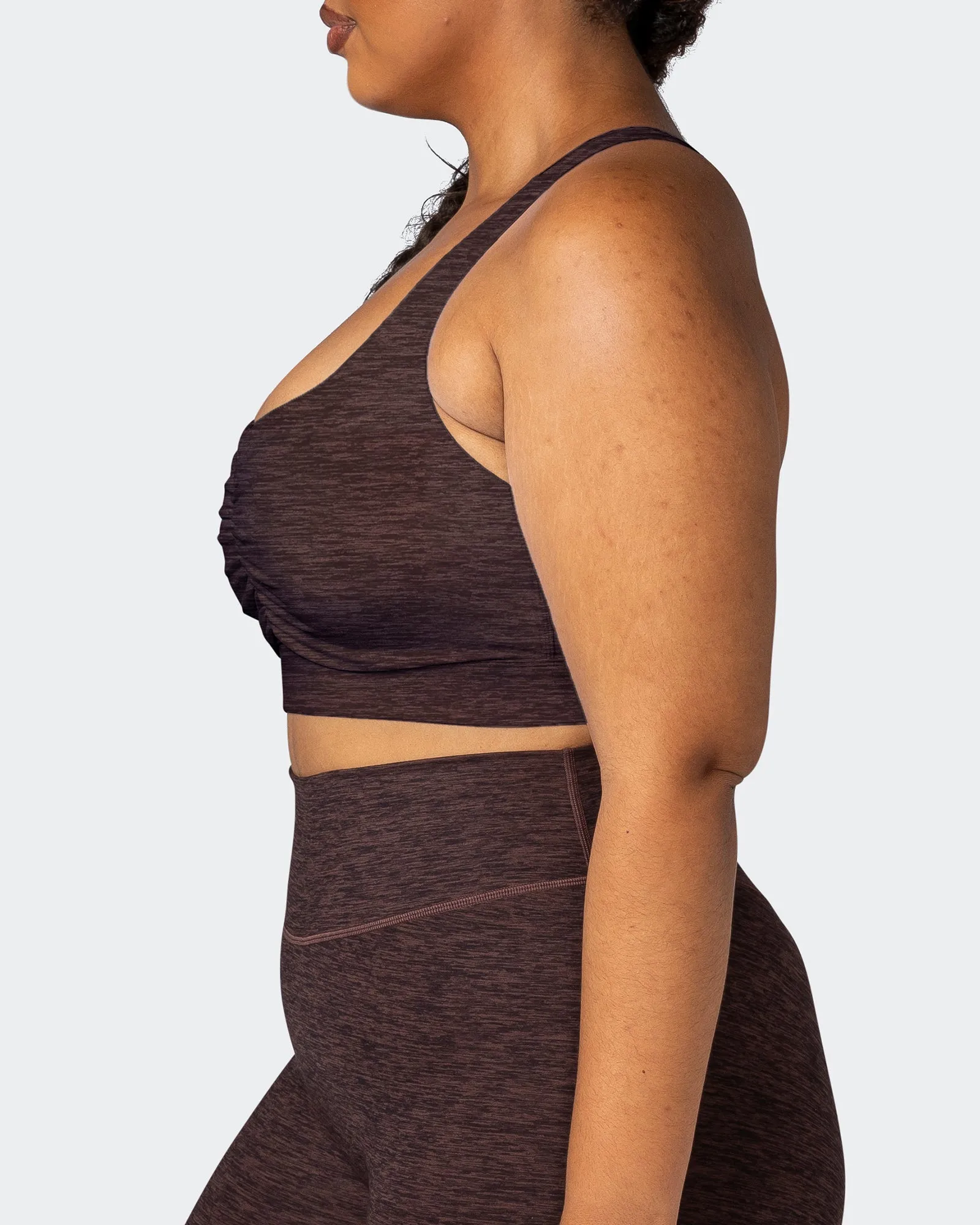 Purpose Bra - Coffee Marl