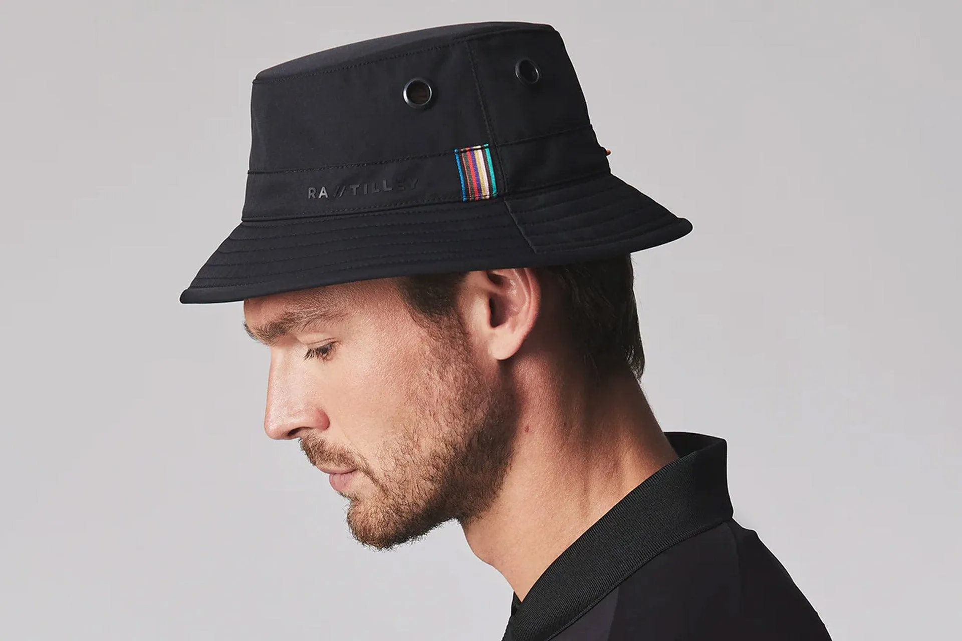 RA X Tilley Golf Bucket Hat | Black