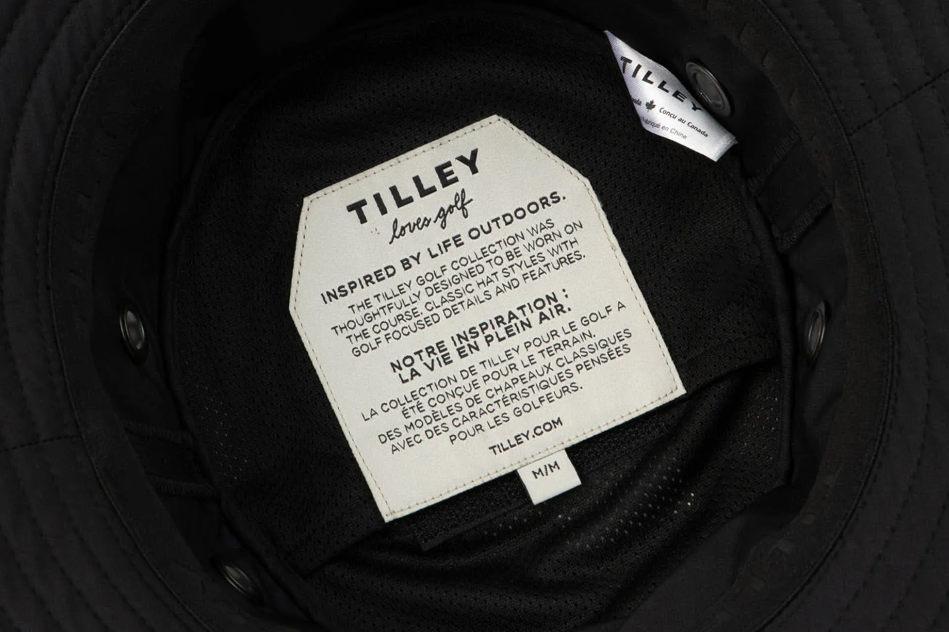 RA X Tilley Golf Bucket Hat | Black