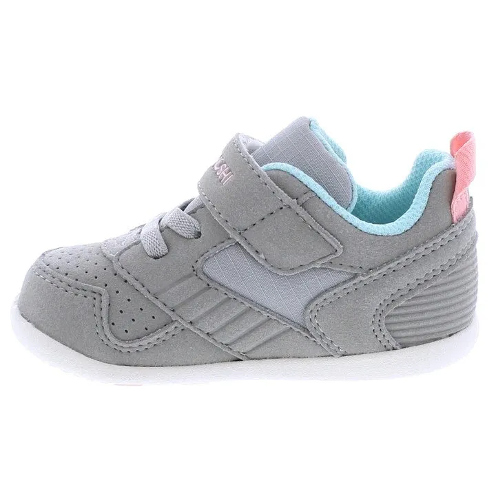 Grey/Pink Racer Baby Athletic Trainer