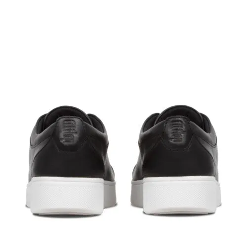  Rally Leather Panel Sneaker in Black  