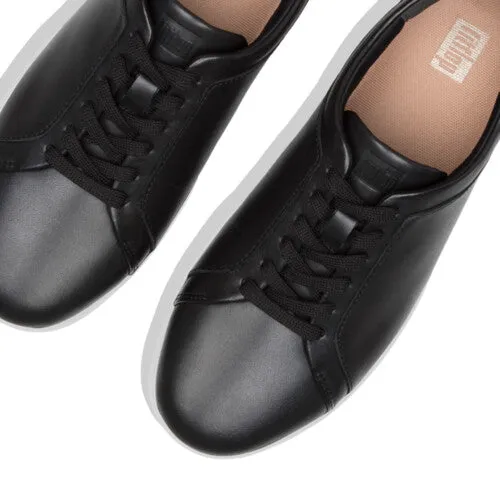  Rally Leather Panel Sneaker in Black  