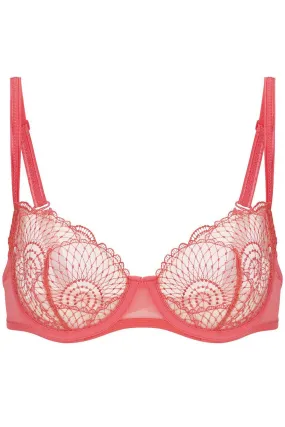 reflet underwired half cup bra