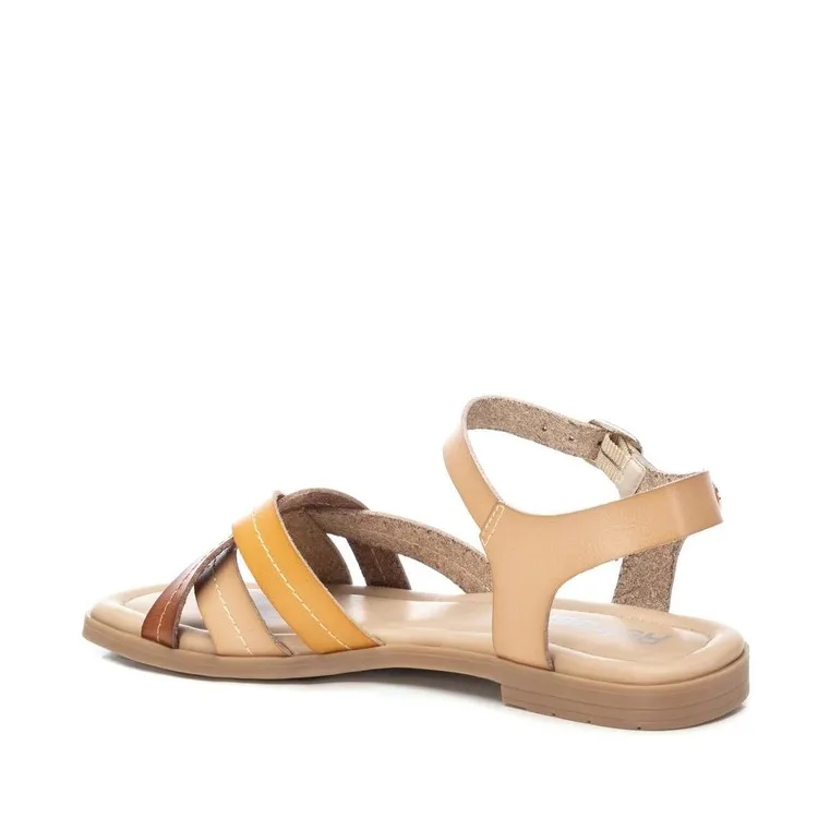 Sandali Donna Beige Flat - Refresh 171936