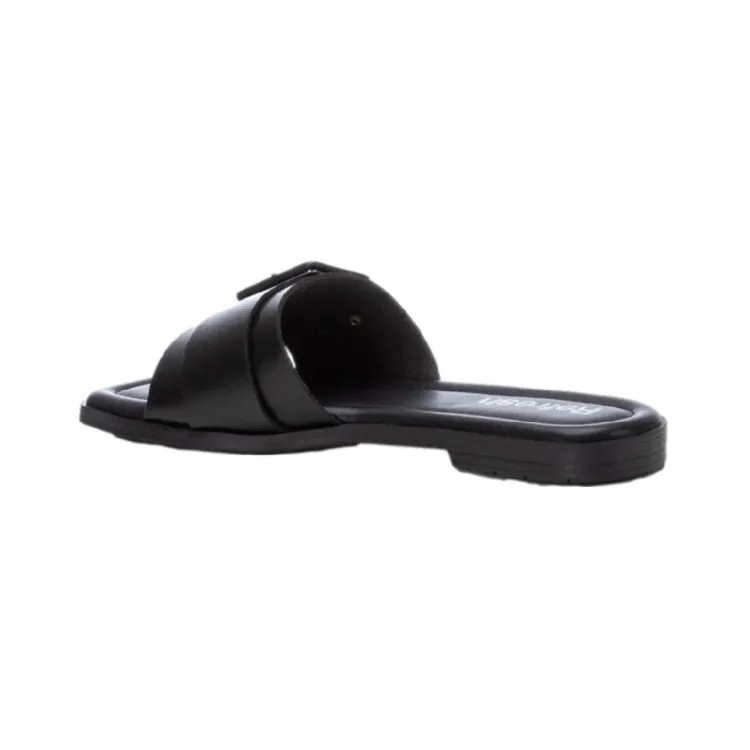 Black Women's Flat Sandals 171961 by Refresh