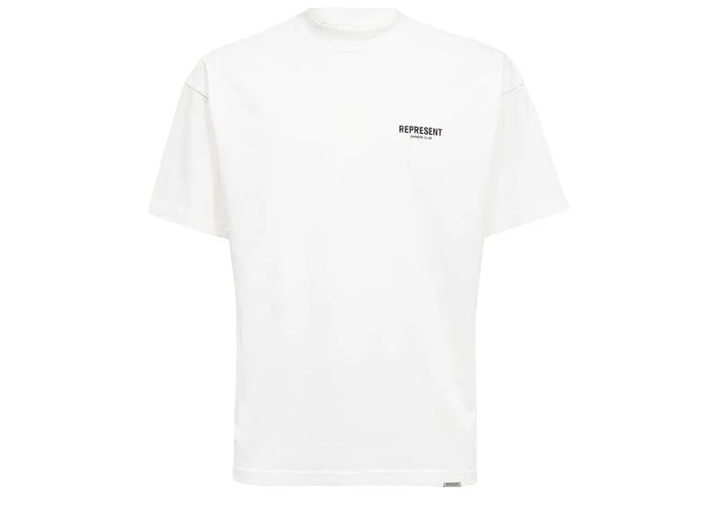 Represent Owner's Club T-Shirt Flat White/Black