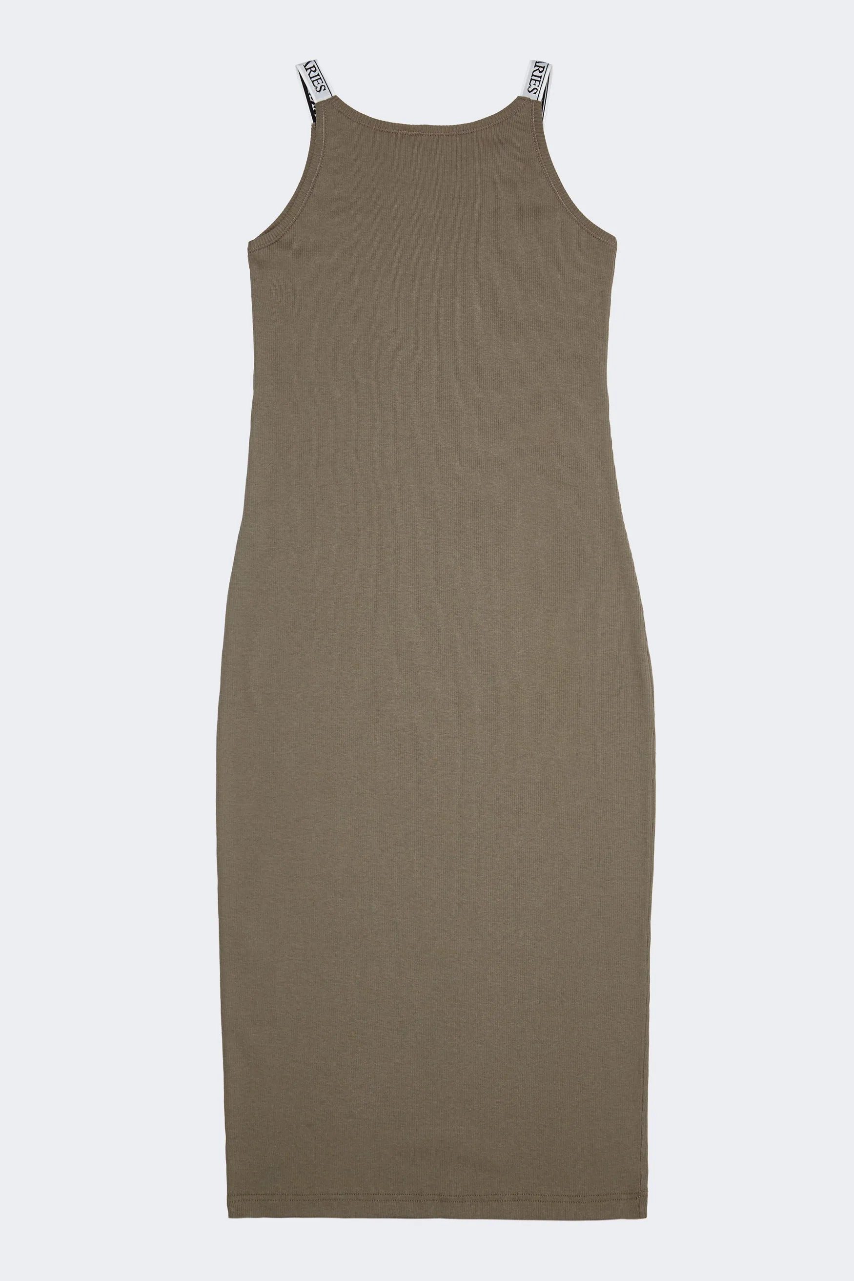 Tank Dress with Rib Detail