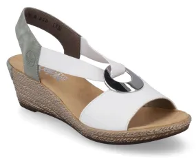 Rieker 624H6-80 Women's Slip-On Sandals