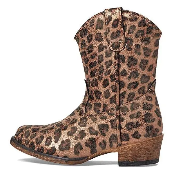 Riley Leopard Children's Boots