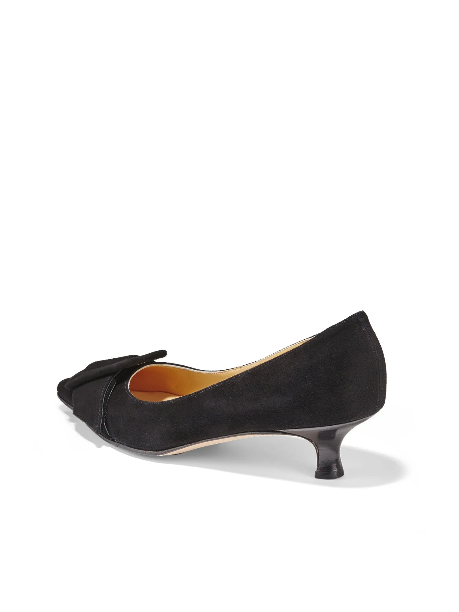 Romy Suede Buckle Heel