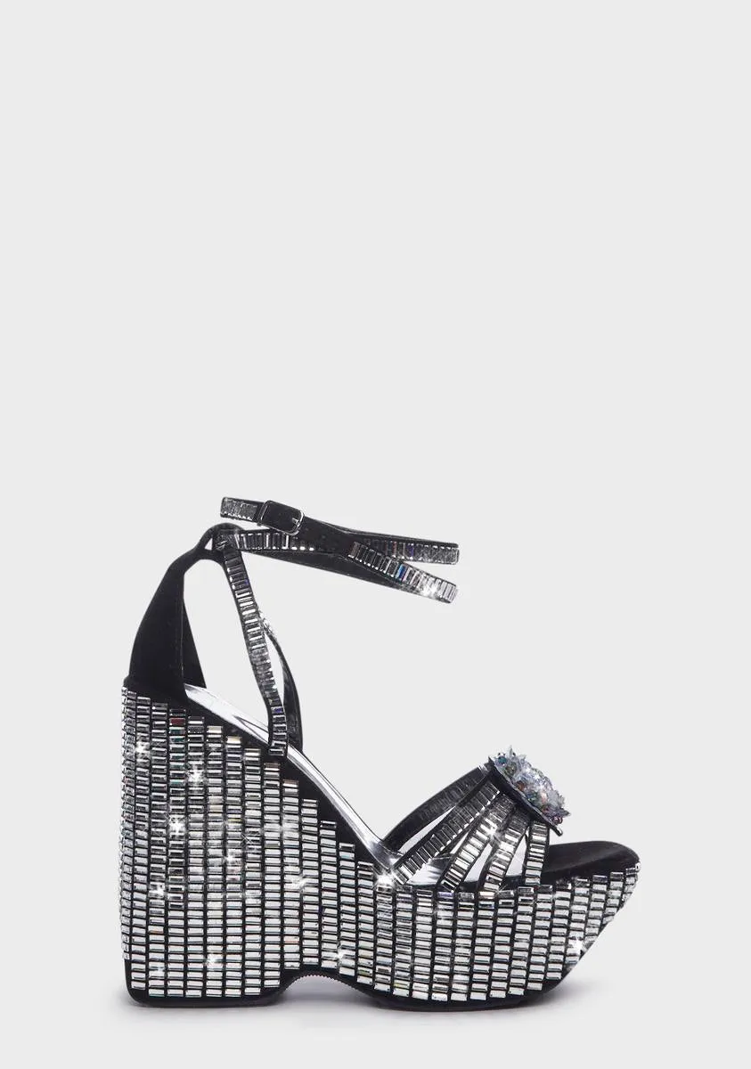 Rosalia Glamorous Sparkle Platforms