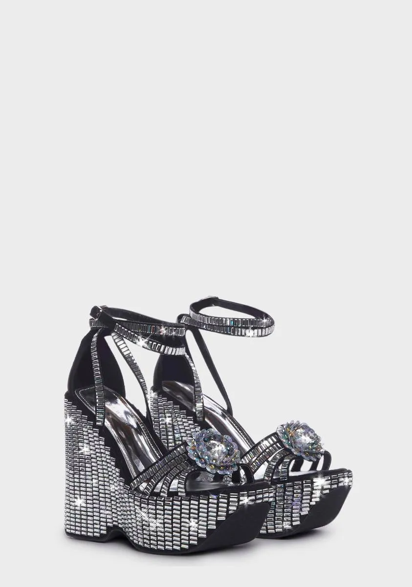 Rosalia Glamorous Sparkle Platforms