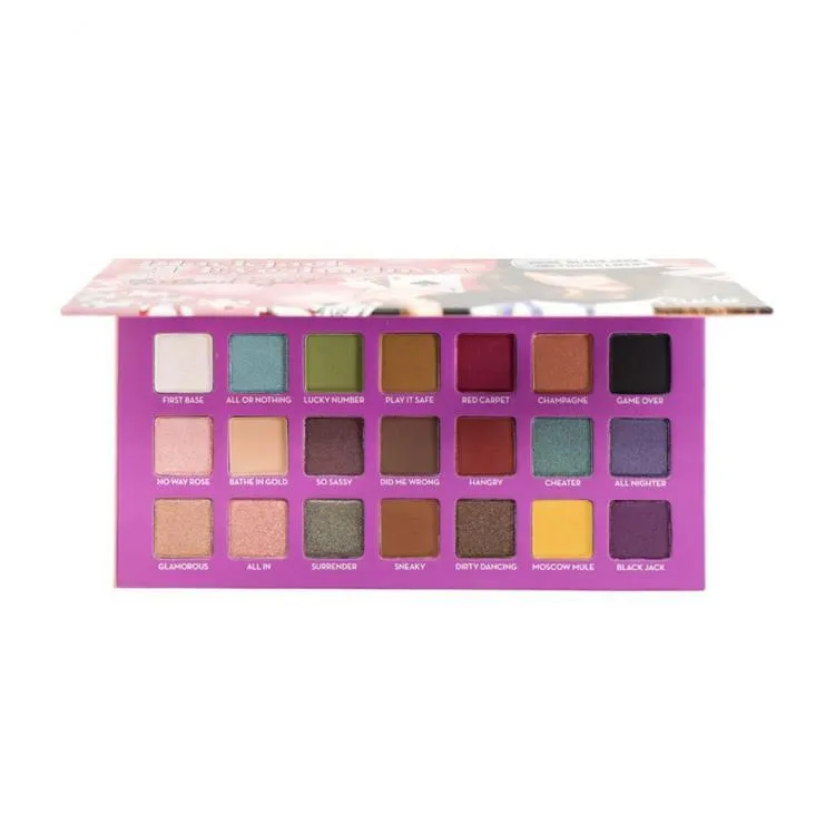 RUDE Blackjack Bad Girl Paleta de Sombras 21 Tonos