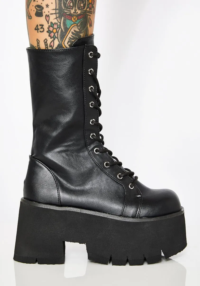 Sacred Ashes Platform Boots