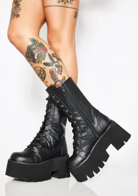 Sacred Ashes Platform Boots