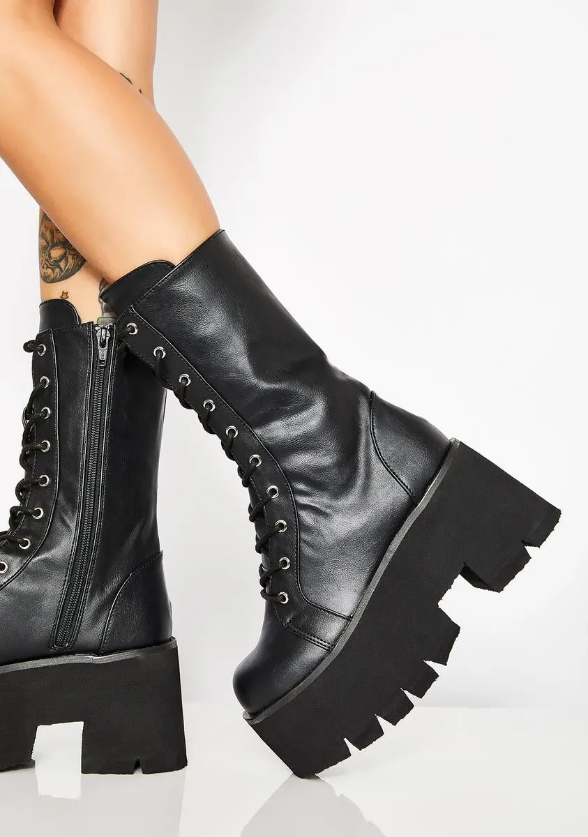 Sacred Ashes Platform Boots